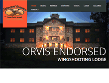 Tablet Screenshot of pheasantbonanza.com